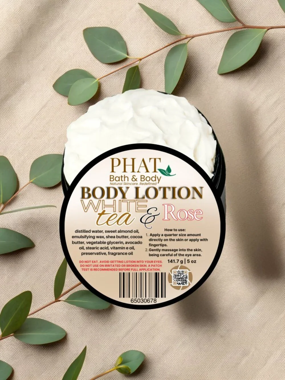 Phat Bath & Body White Tea & Rose Body Lotion